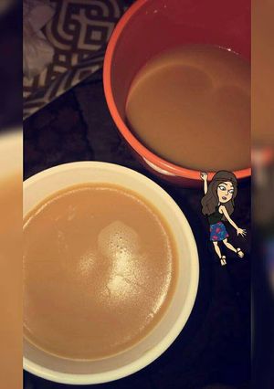 صورة لوصفة حليب شاهي👍