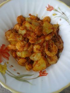 Foto resep Udang kentang balado