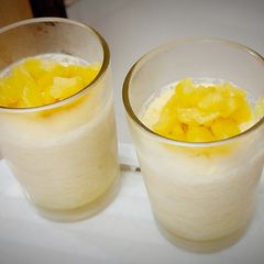 Steamed Pineapple Yogurt Pudding A picture of Steamed Pineapple Yogurt Pudding.