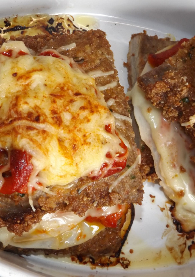Una foto de Milanesas rellenas