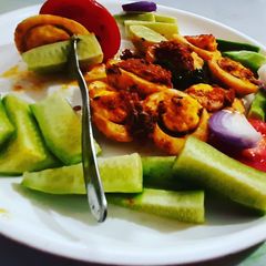 A picture of Masala egg fry.