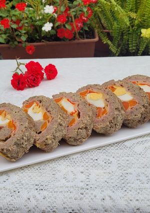 Una foto de Pan de carne relleno