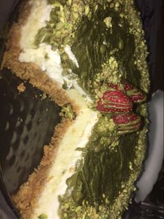 صورة لوصفة تشيز كيك الفستق