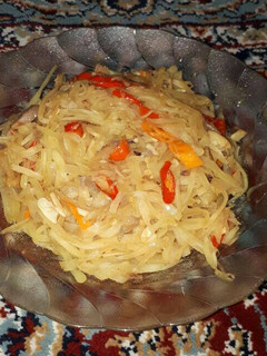 Foto resep Tumis pepaya muda