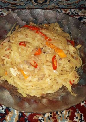 Foto resep Tumis pepaya muda