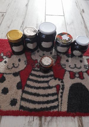 Fekete berkenye lekvár recept fotója
