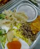 Nasi kerabu kuning #Kelate
