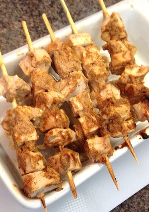 A picture of Curried Turkey / Chicken Kababs.