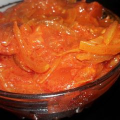 A picture of Instant Tamatar pyaz ki sabzi.