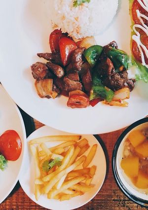Hình của món Bò lúc lắc.