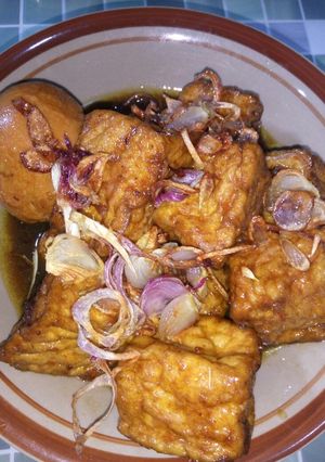 Foto resep Semur tahu + telor mentok