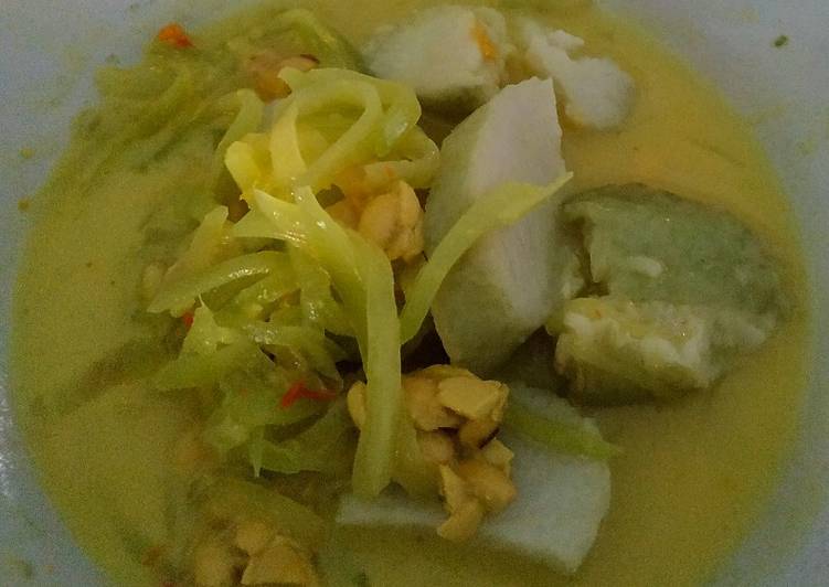 Bahan meracik Lontong sayur Jipang tempe Anti Gagal