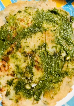 A picture of Cabbage-semolina pancake.