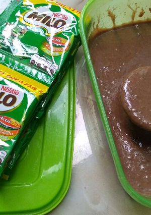 Foto resep Coklat es kepal milo simpel