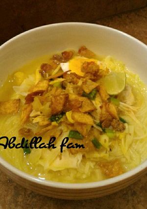 Foto resep Soto ayam bumbu jangkep ala Abdillah fam