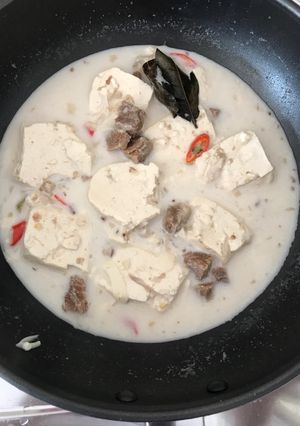 Foto resep Tahu daging santan
