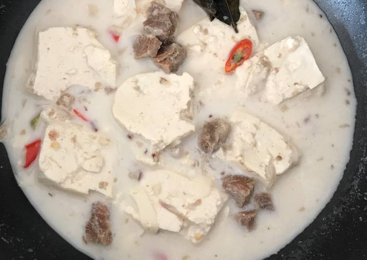 Cara Bikin Tahu daging santan yang Harus Anda Coba