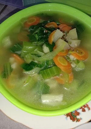 Foto resep Sayur pokcoy kuah