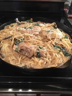 A picture of Tuscan Chicken.