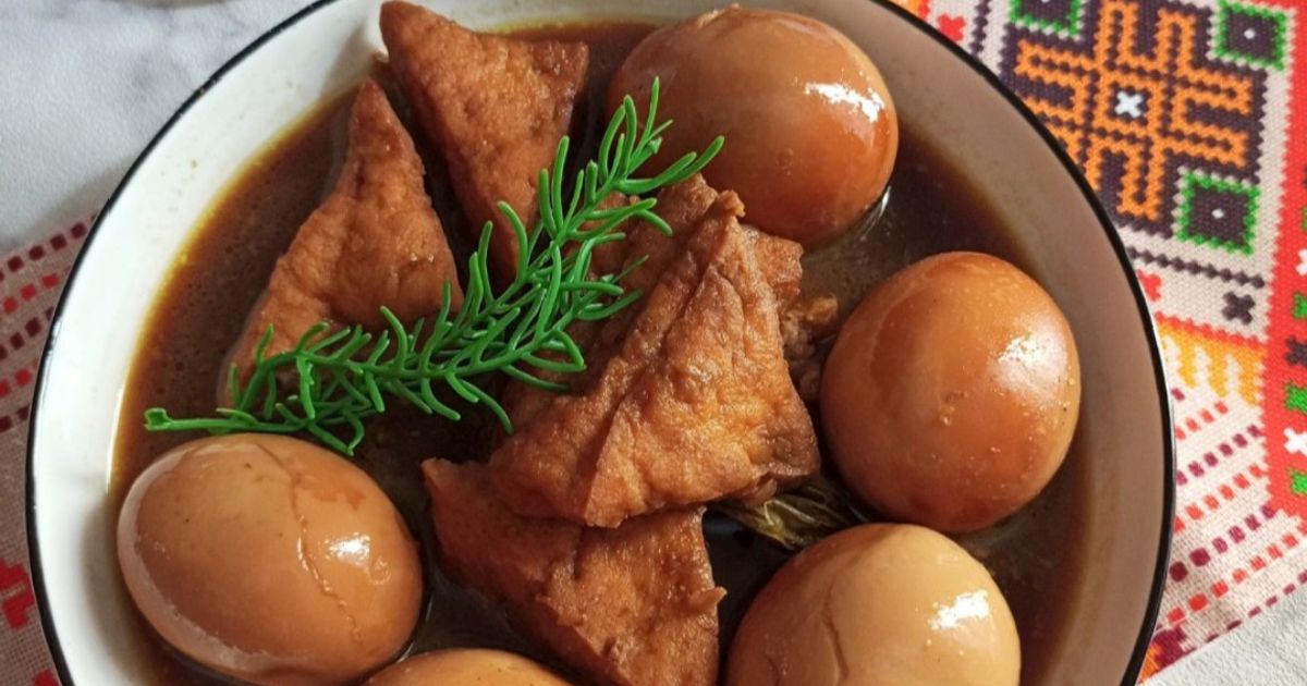 Semur Telur dan Tahu Coklat