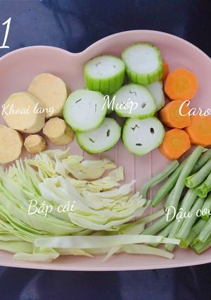 Hình của món Nước dashi tuần 1.