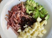 Una foto de quinoa con beicon
