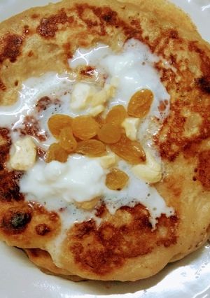 A picture of Banana Rabdi Pancake.