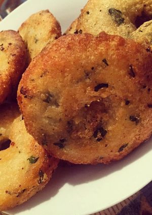 Una foto de Arepitas fritas con hierbas