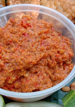 Foto resep Sambal Kacang Extra Pedas