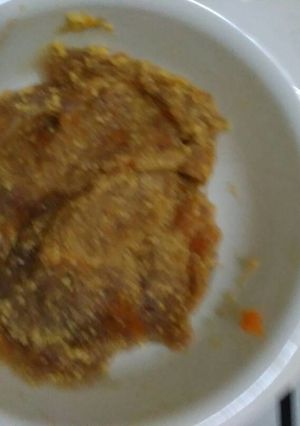 Foto resep MPASI 7 bulan Ubi+Wortel+kuning telur