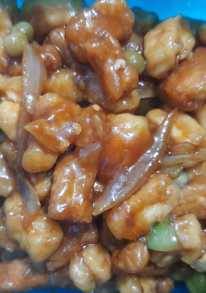 Foto resep Tempe Tahu Kacang Polong Saus Tiram