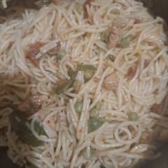 A picture of Spagetties.