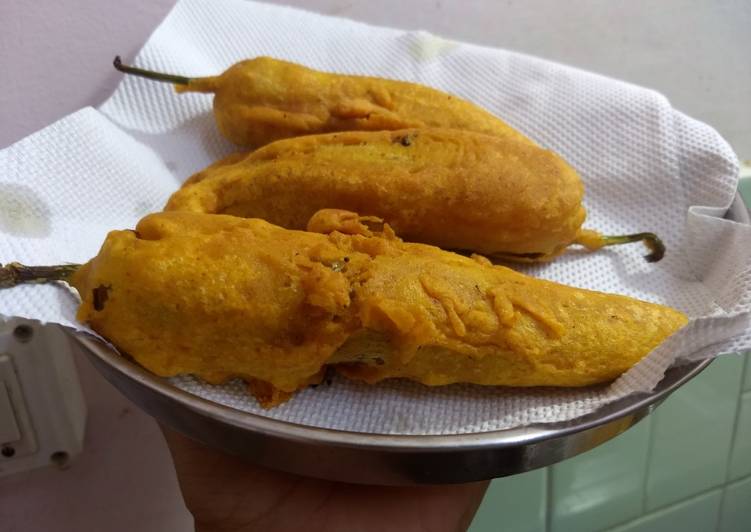 Cheese chilli bajji