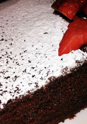Foto principal de Bizcocho de chocolate y naranja 🍊 ¡Con espuma de naranja!