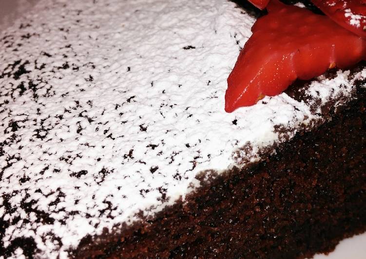 Bizcocho de chocolate y naranja 🍊 ¡Con espuma de naranja!