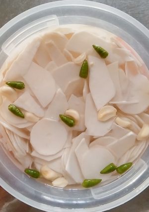 Hình của món Măng muối chua.