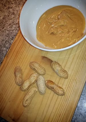Una foto de Crema de cacahuete (vegana)