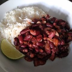 A picture of Kidney Bean and Bacon Stew.