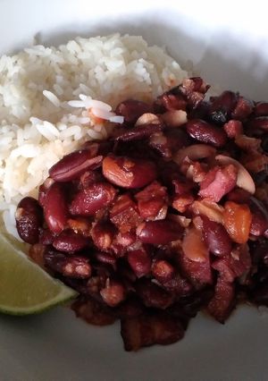 A picture of Kidney Bean and Bacon Stew.