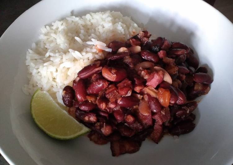 Simple Way to Make Super Quick Homemade Kidney Bean and Bacon Stew