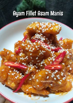 Foto resep 3. Ayam Fillet Asam Manis