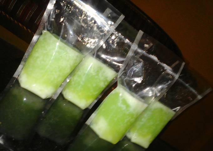 Puding sedot rasa melon Nutrijell pop ice hemat