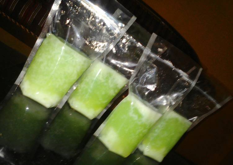 Resep Puding Sedot Rasa Melon Nutrijell Pop Ice Hemat Yang Nikmat