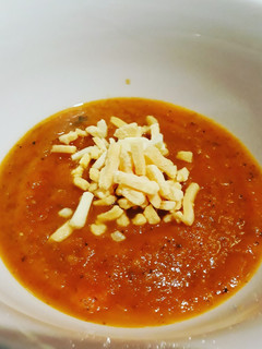 A picture of Tomato Basil Soup.