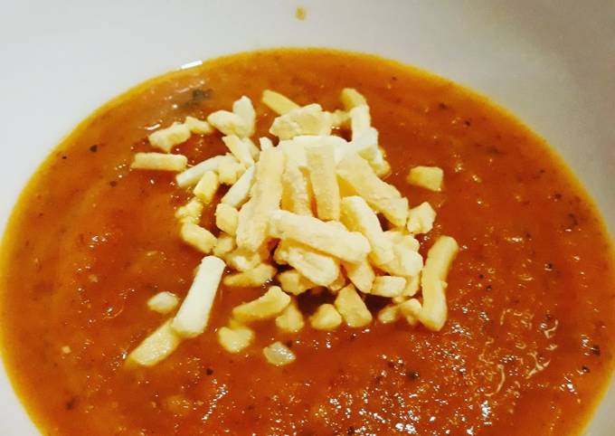 Steps to Make Homemade Tomato Basil Soup