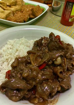 Foto resep Beef Saus Teriyaki Lada Hitam