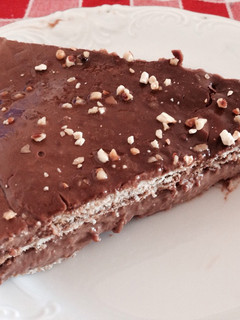 Una foto de Tarta de galletas y chocolate
