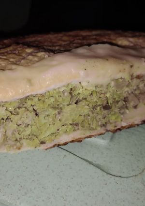 Una foto de Calzone de brócoli