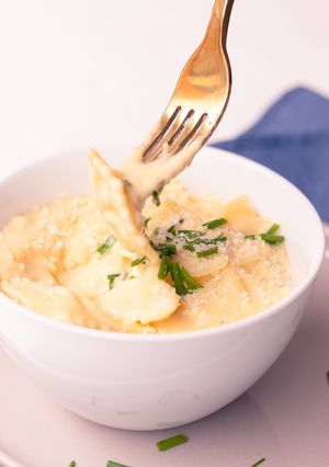 Una foto de Mac & Cheese para chuparse los dedos