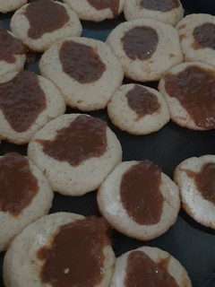 Una foto de Pepas de dulce de leche